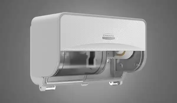 Kimberly Clark Toilet Paper Dispenser System for car dealers 