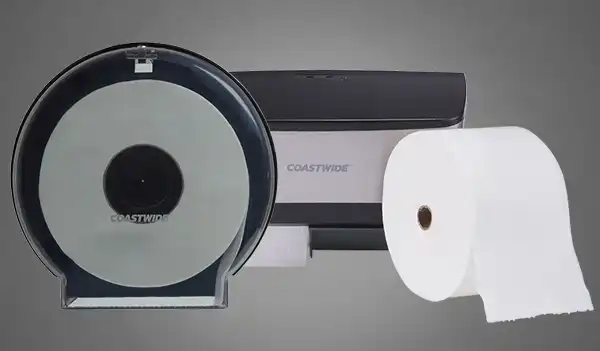 Coastwide Jumbo & High Capacity Toilet Paper Dispenser Systems - For Car Dealers